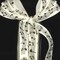 The Ribbon People Ivory Musical Note Print Craft Ribbon 0.375" x 54 Yards